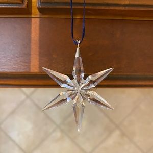 Swarovski Crystal Snowflake Ornament, New W/O Box